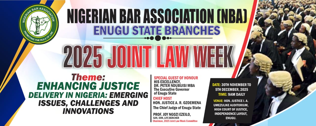 NBA Enugu 2025 Joint Law Week